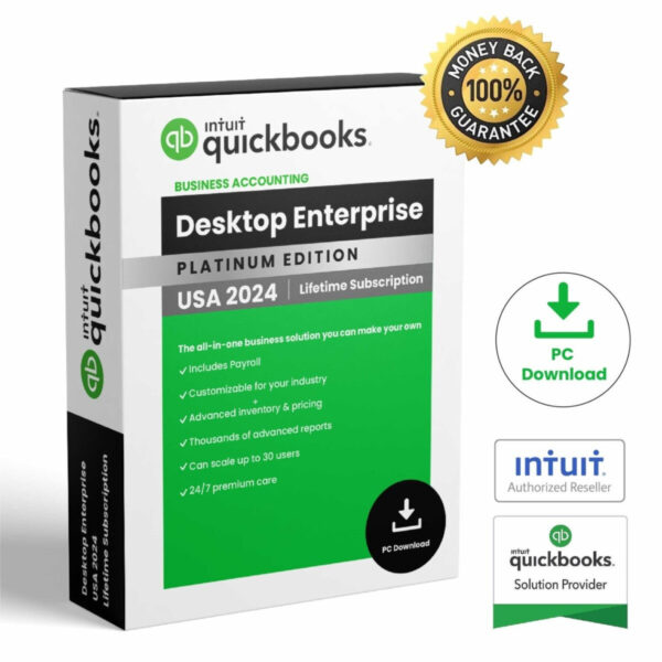 Intuit QuickBooks Enterprise Solutions 2024 v24.0 R4 (US) Lifetime